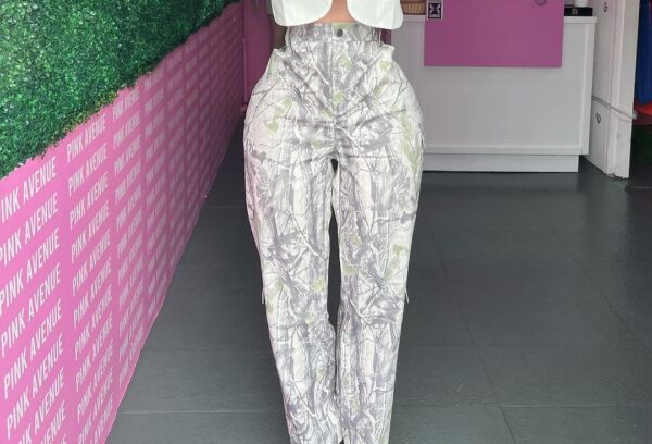 Duck Print Cargo Pants