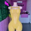 Mustard Crochet Bodysuit