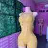 Mustard Crochet Bodysuit - Image 3