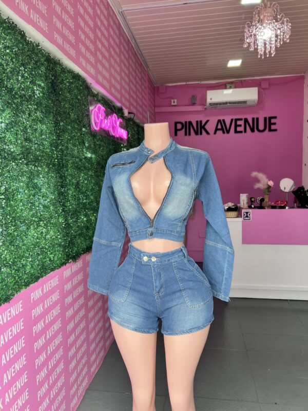 Denim Pants Set - Image 2