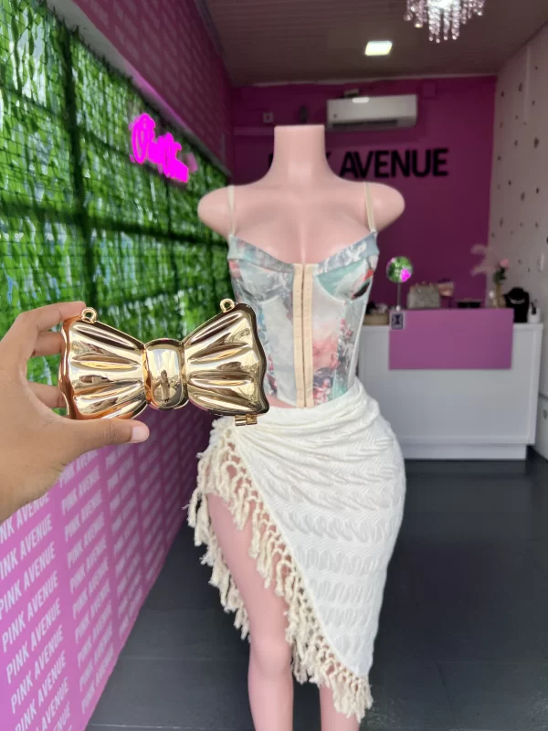 Cream Skirt Set