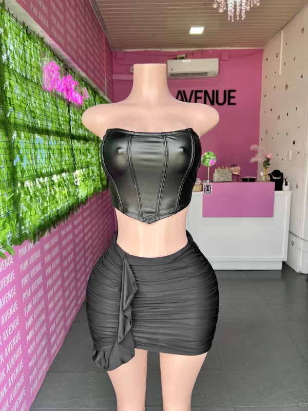 Black Skirt Set