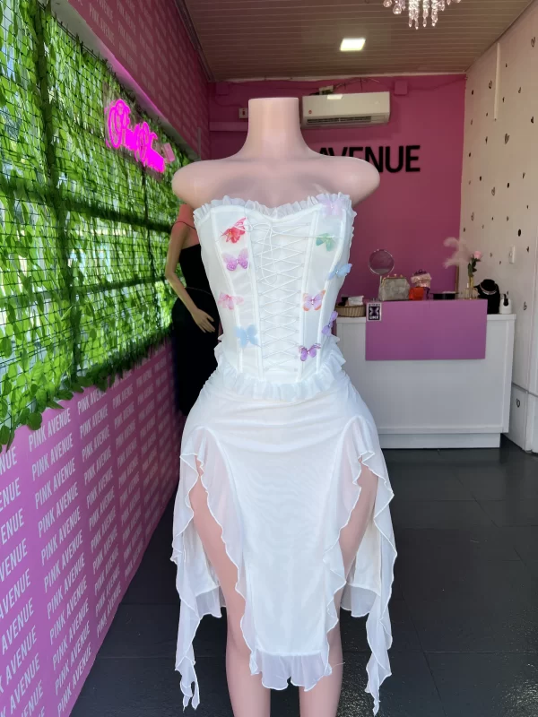 White Skirt Set