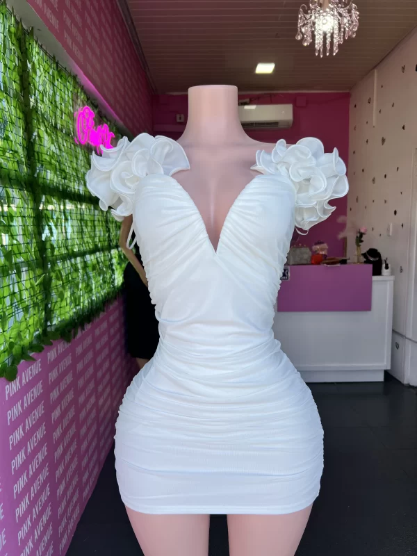 White Off Shoulder Dress