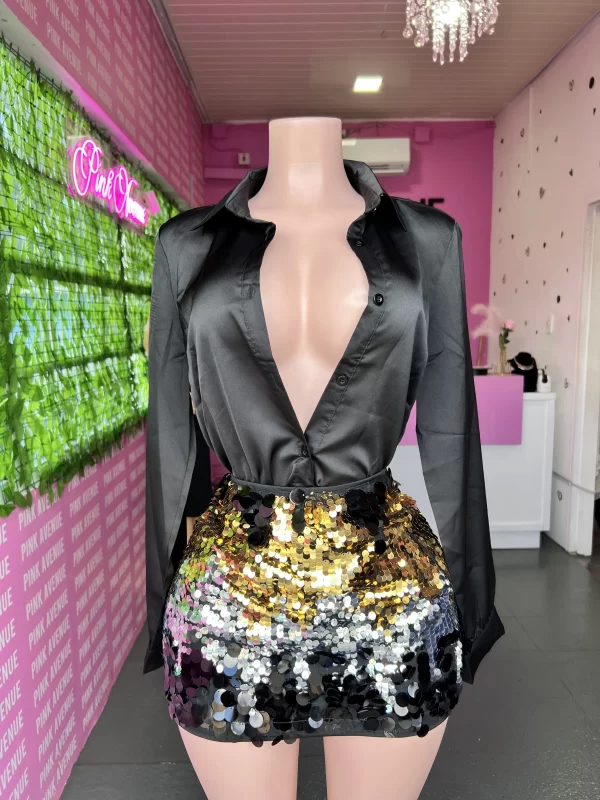 Black Shirt Set