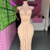 Peach Rose Dress