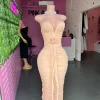 Peach Rose Dress - Image 2
