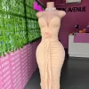 Peach Rose Dress - Image 3