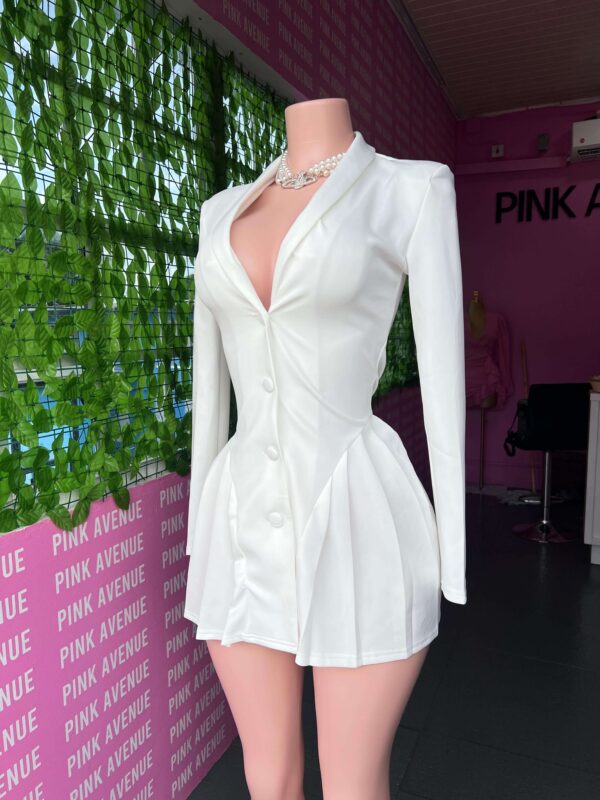 White Blazer Dress - Image 2