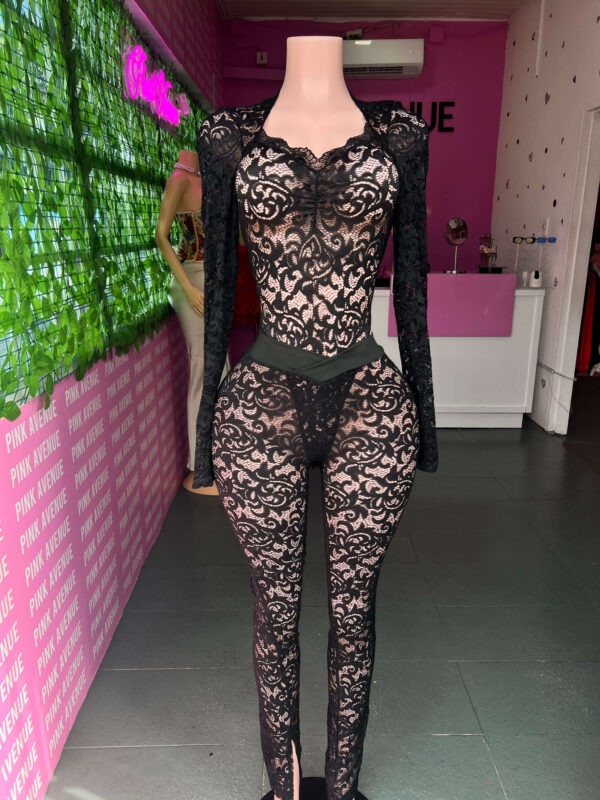 Long Sleeve Netted Set