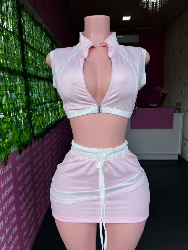 Pink Skirt Set