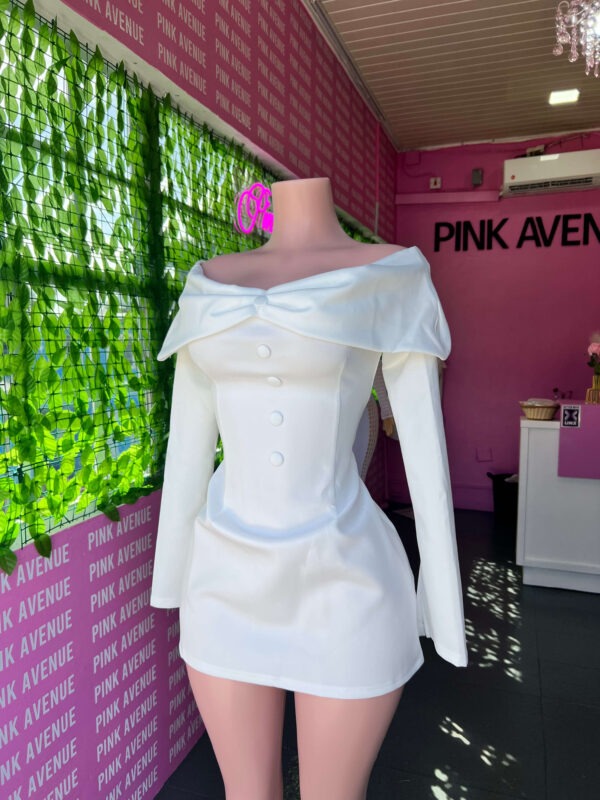 White Off Shoulder Dress